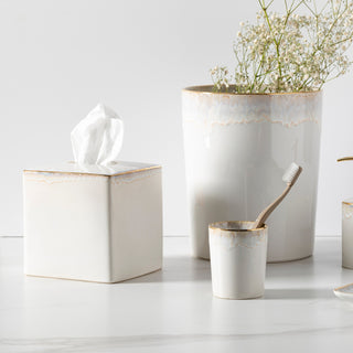 Copo Taormina Branco & Dourado