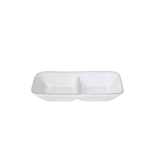 Prato com Divisória, Aparte Branco 25 cm
