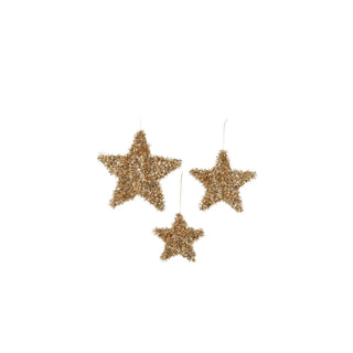 Estrela Decorativa C/Purpurina
