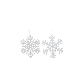 Floco de Neve C/ Fios Decorativos, 30 cm