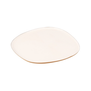 Tabuleiro de Servir Branco / Ouro