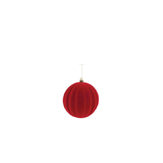 Bola Veludo Vermelho Ø 10 cm