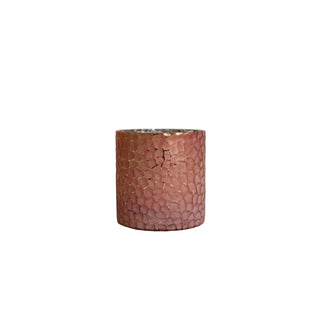 Vaso Giula Lilás / Ouro, 12 cm