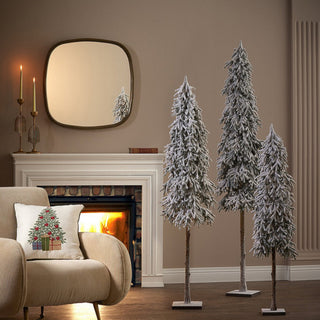 Pinheiro Neve C/Base, 123 / 152 cm