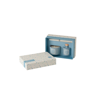 Ambientador + Vela Terrazzo Azul