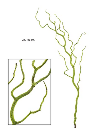 Galho Musgo Verde, 105 cm