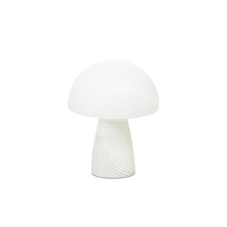 Candeeiro de Mesa Cogumelo Vidro
