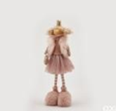 Boneca Tricot C/Coroa Rosa