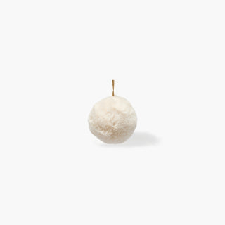 Bola Felpuda Bege (8cm)