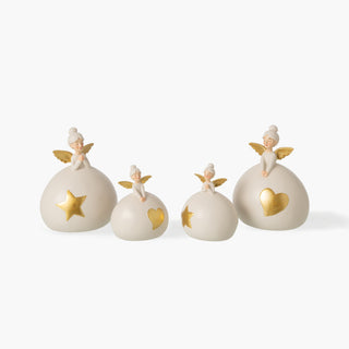 Anjo Decorativo Creme (15cm)