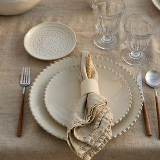 Prato Jantar Pearl, Creme