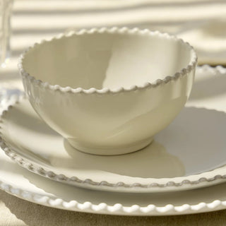 Prato Jantar Pearl, Creme