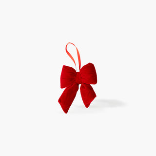 Laço de Veludo Vermelho 16cm / 22cm