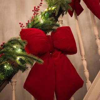 Laço de Veludo Vermelho 40cm