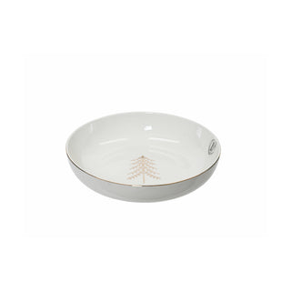 Taça Porcelana Pinheiro Dourado,  Ø 22 cm