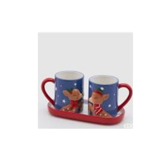 Conjunto Caneca e Taça Natal