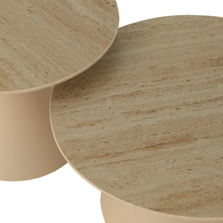 Mesa Auxiliar C/ Tampo Bege