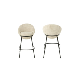 Banco de Bar C/ Encosto em Ferro