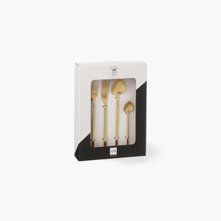 Talheres Inox Dourado, 24 Peças