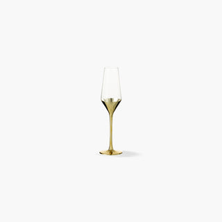 Copo de Champanhe Vidro Ouro