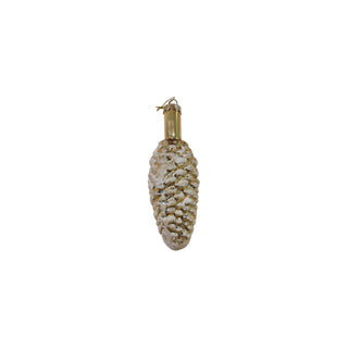 Pinha de Vidro Decorativa, Alt. 18 cm