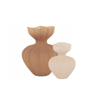 Jarra Vidro Orgânico, Castanho ou Marfim