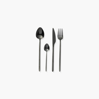 Talheres 24 Peças Inox Negro