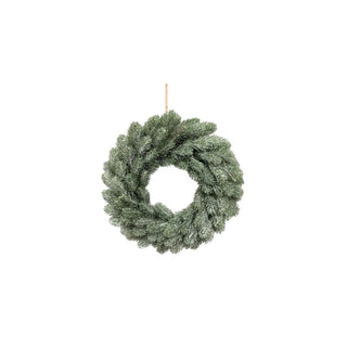 Coroa de Pinheiro Verde C/Neve, Ø 38 cm