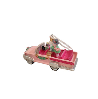 Carro Rosa Vintage Pendurar