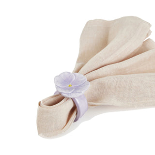 Porta Guardanapos Flor Lilás