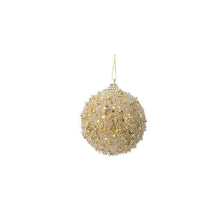 Bola de Espuma com Glitter, 8 cm