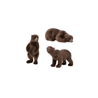 Urso C/ Pelo Castanho, 26 cm, Uni.