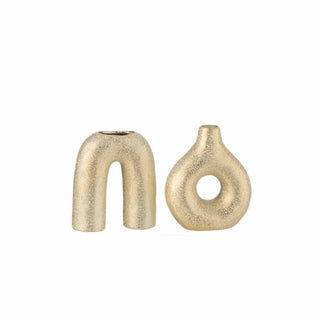 Jarra Porcelana Ouro Sort., 13 cm