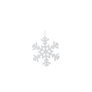 Floco de Neve C/ Fios Decorativos, 30 cm