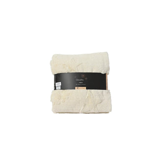 Manta Natal C/ Efeito Tinsel, Off-White